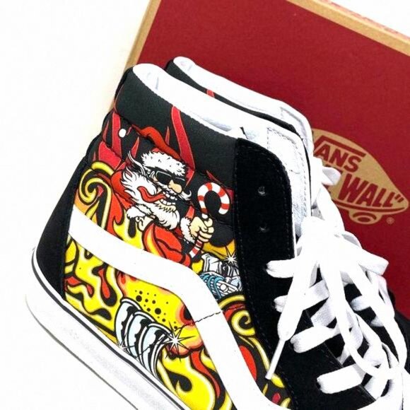 VANS Sk8-Hi Shoes High Top Black Suede Men’s VN0A4BVTBLK Sneakers Casual Size - Picture 3 of 11